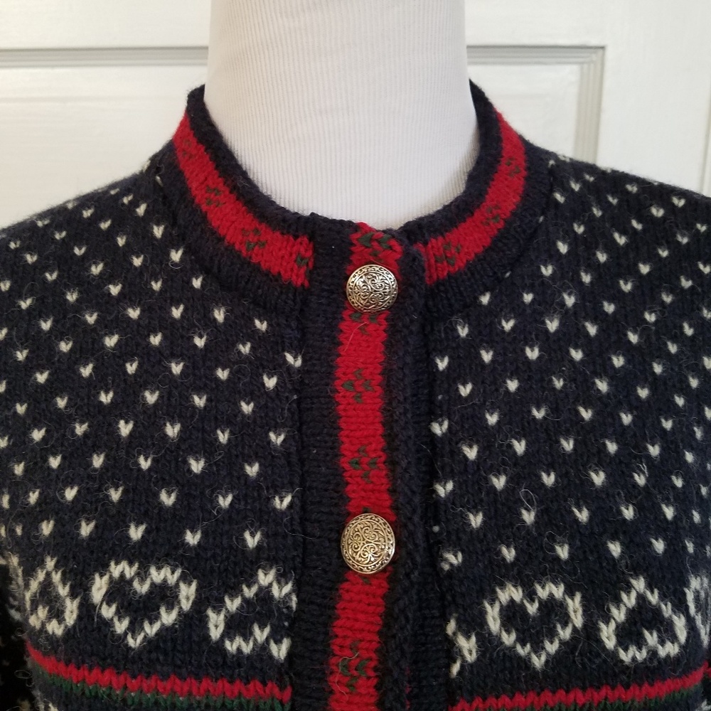 L.L. Bean Nordic Wool Sweater Made in USA XL